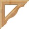 Ekena Millwork Funston Traditional Rough Sawn Bracket w/ Offset Brace, Western Red Cedar, 8"W x 38"D x 38"H BKT0806X38X38FST01RWR - alternate 4
